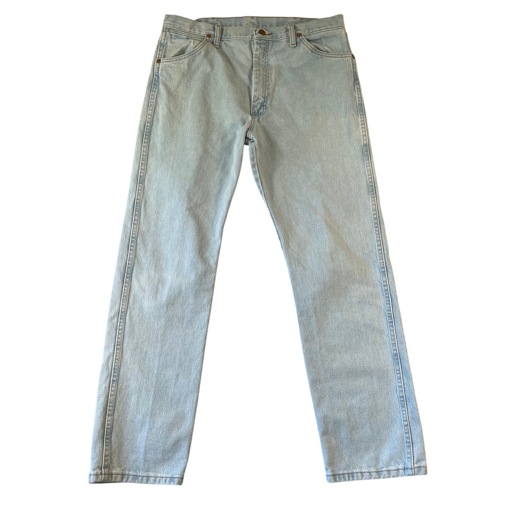 NWOT Wrangler Cowboy Cut Jeans Men 36x32 (Fit 36x31) Light Wash 1013MWZGH